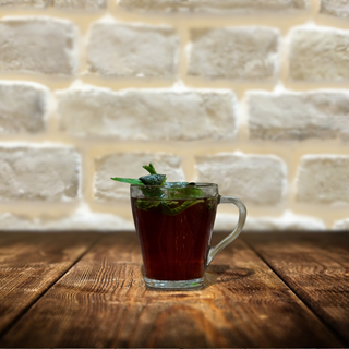 Чай с черникой с мятой